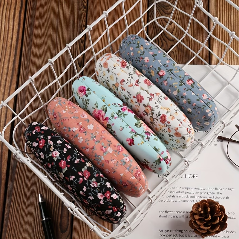 Floral Vintage Glasses Case