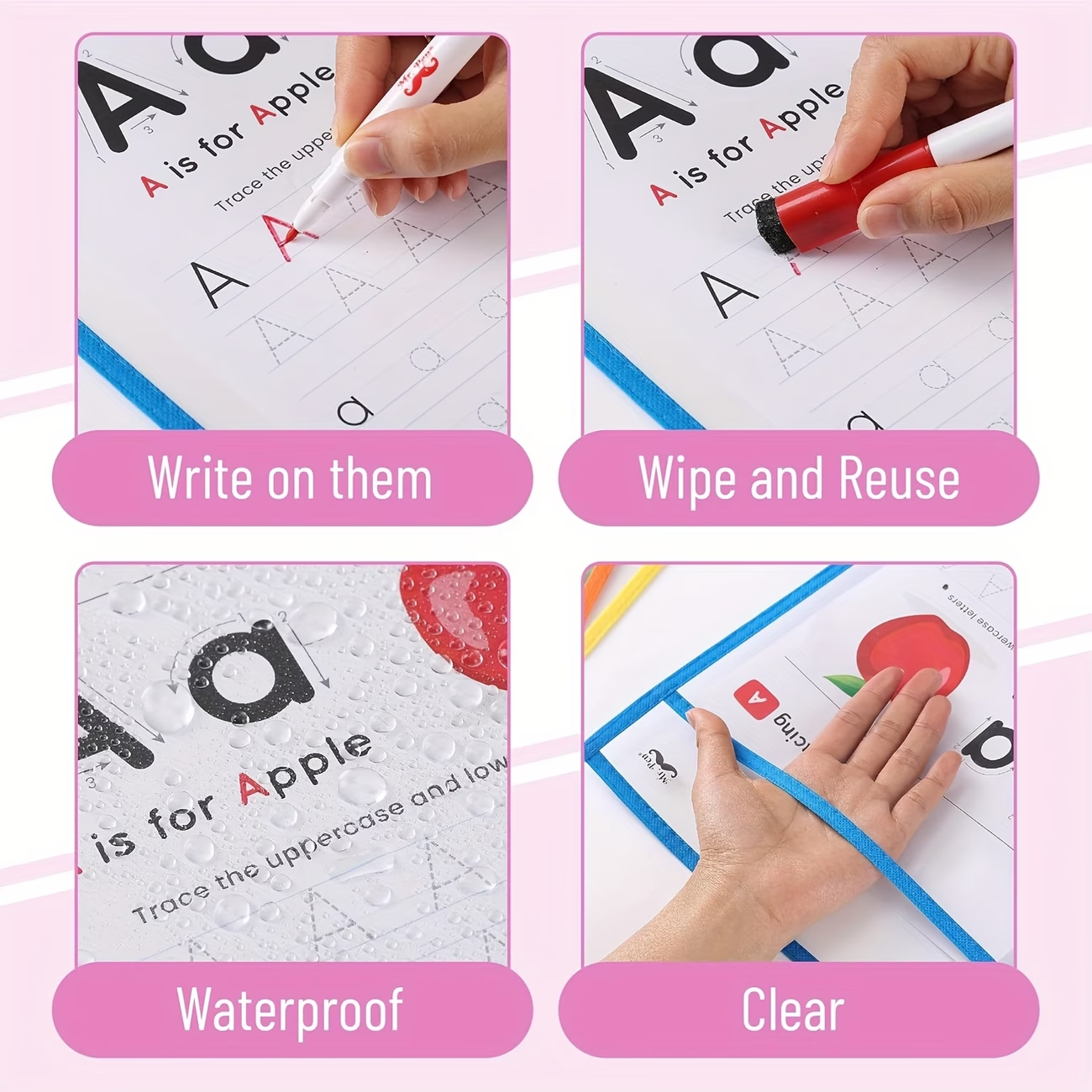 Reusable Dry Wipe Sleeves