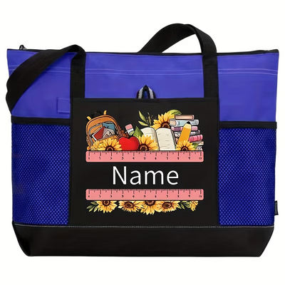 Personalized Teacher Tote Bag